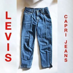 Levi's Capri Jeans in Med Blue Wash - 5 Jr
